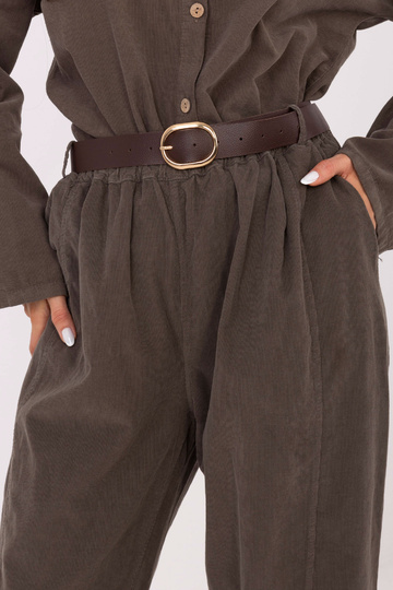 Kelnės IT tamsiai chaki 2