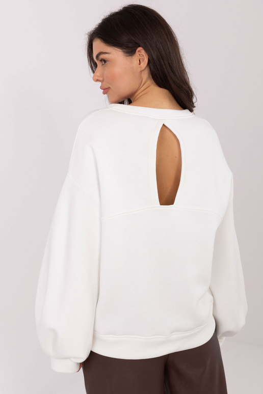 Marškinėliai su užtrauktuku, ecru...