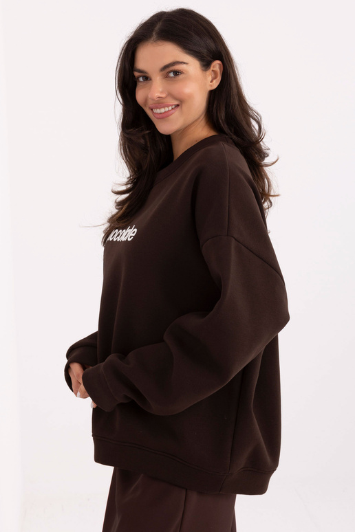 Tamsiai ruda bluzė
