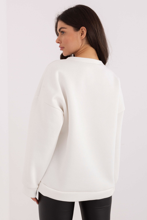 Mėlyna bliuzonė ecru spalvos