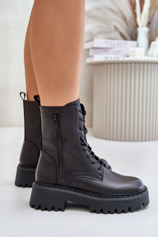   pašiltinti aulinukai  Big Star OO274A387 Juodos spalvos