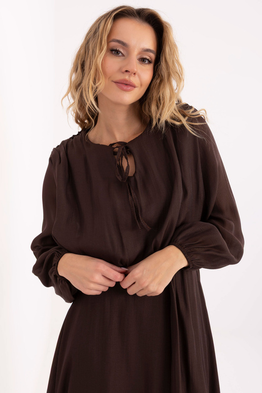 Suknelė tamsiai ruda
