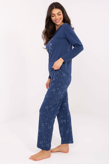 Pižama tamsiai mėlyna