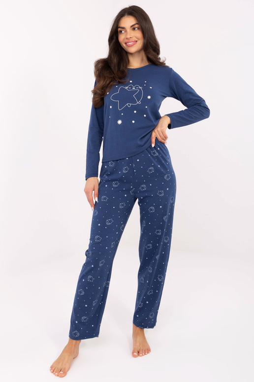 Pižama tamsiai mėlyna
