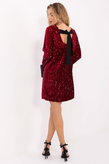 Suknelė bordo spalvos