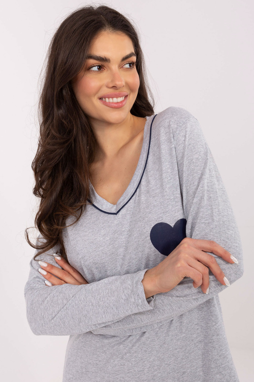 Naktinė marškiniai pilka