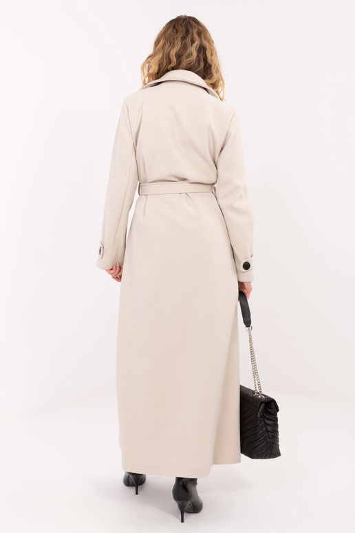 Paltas šviesiai smėlio spalvos