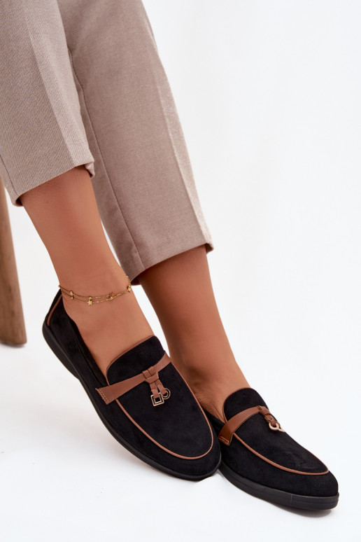 Mokasinai Mokasinai  Z iš eko zomšosu Juodos spalvos Darwen