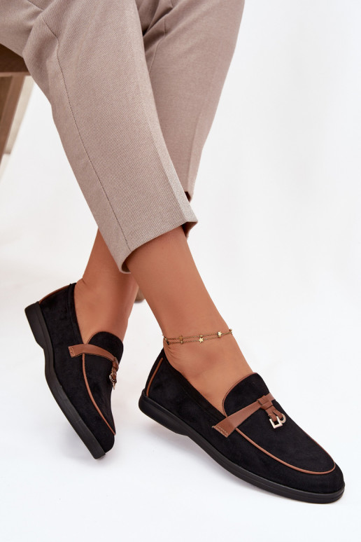 Mokasinai Mokasinai  Z iš eko zomšosu Juodos spalvos Darwen