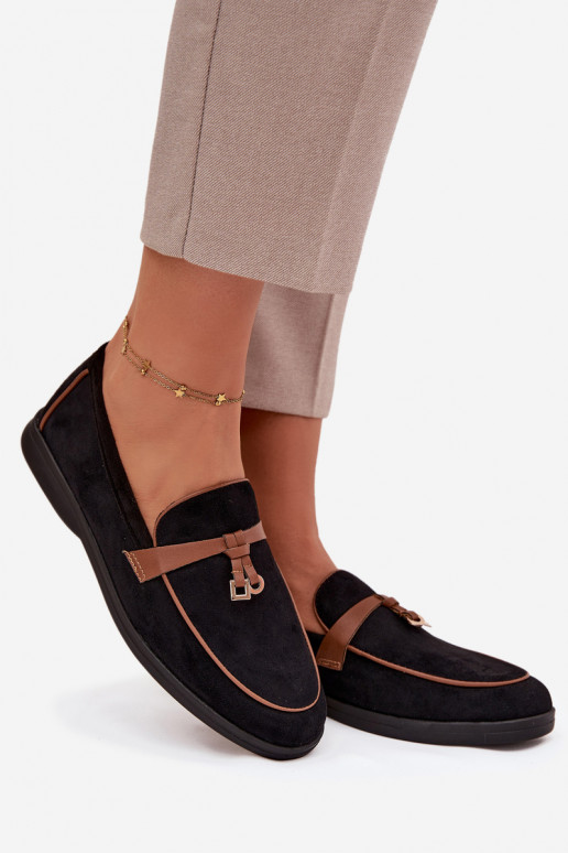 Mokasinai Mokasinai  Z iš eko zomšosu Juodos spalvos Darwen