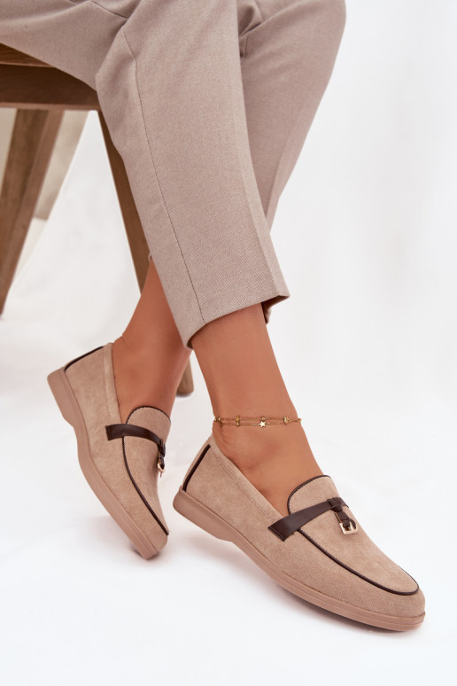 Mokasinai Mokasinai  Z iš eko zomšosu smėlio spalvos Darwen