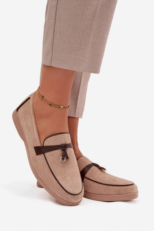 Mokasinai Mokasinai  Z iš eko zomšosu smėlio spalvos Darwen