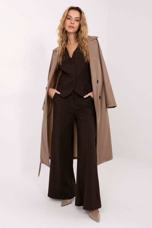 Kelnės IT SP tamsiai rudos spalvos