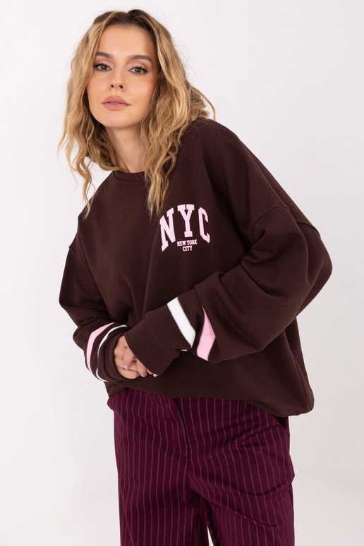 Bluza MJ tamsiai ruda