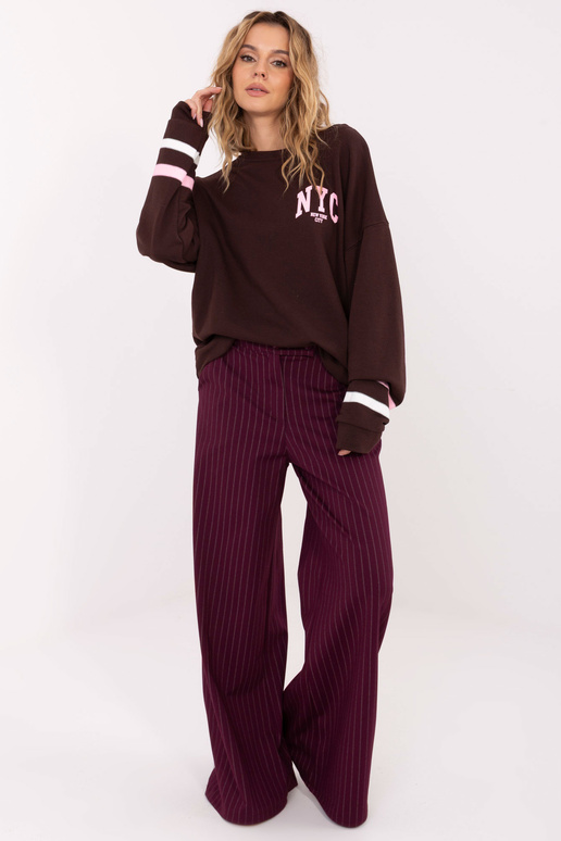 Bluza MJ tamsiai ruda