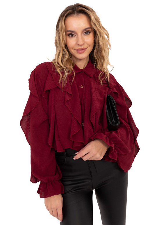 Marškiniai bordo spalvos