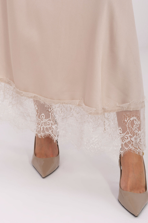 Sijonas šviesiai smėlio spalvos