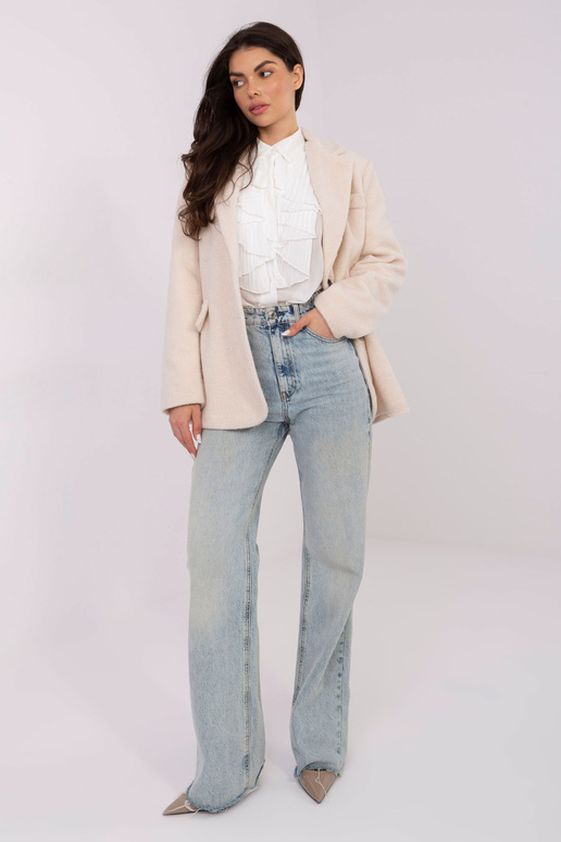 Paltas IT PL šviesiai smėlinis