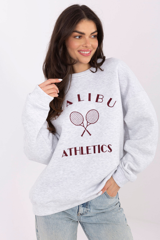 Mėlyna bliuzonė šviesiai pilka