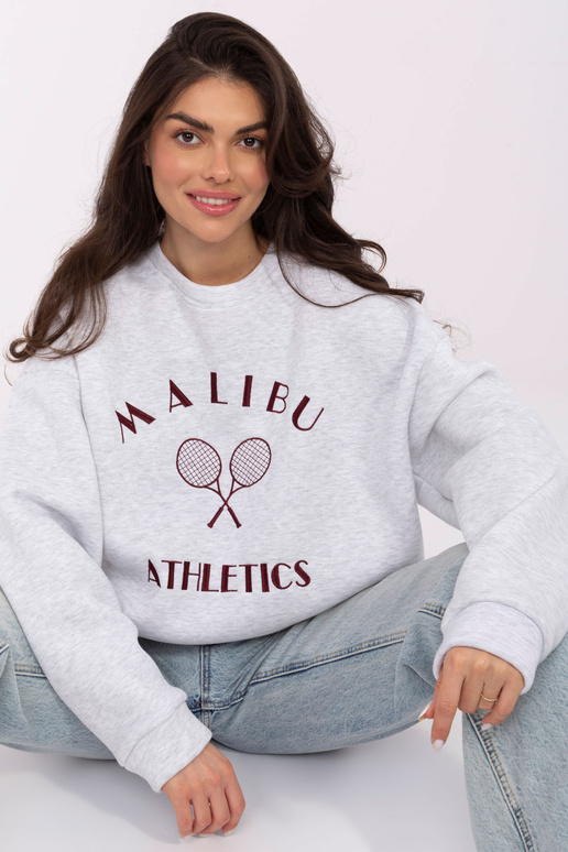 Mėlyna bliuzonė šviesiai pilka