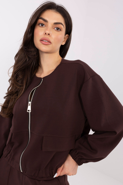 Džemperis MJ tamsiai rudas