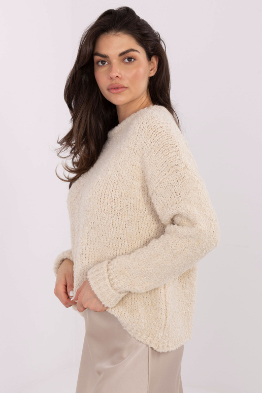 Megztinis šviesiai smėlio spalvos