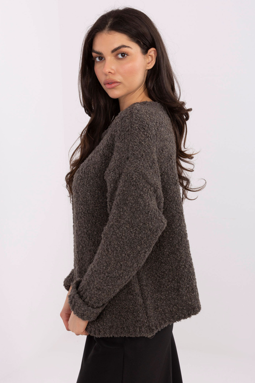 Megztinis tamsiai pilkas