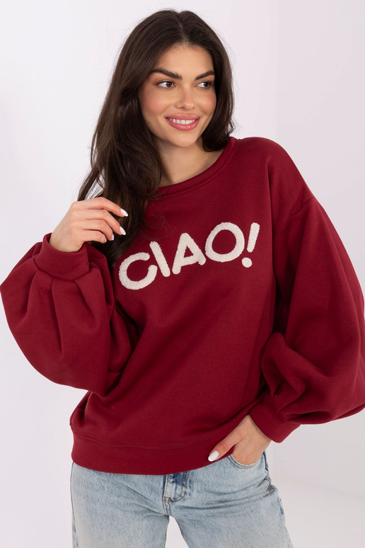 Bordo spalvos bluzonas RV