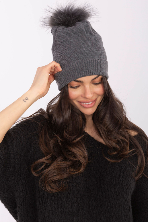 Kepurė AT tamsiai pilka