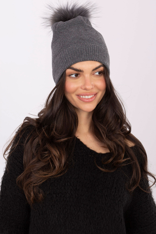 Kepurė AT tamsiai pilka