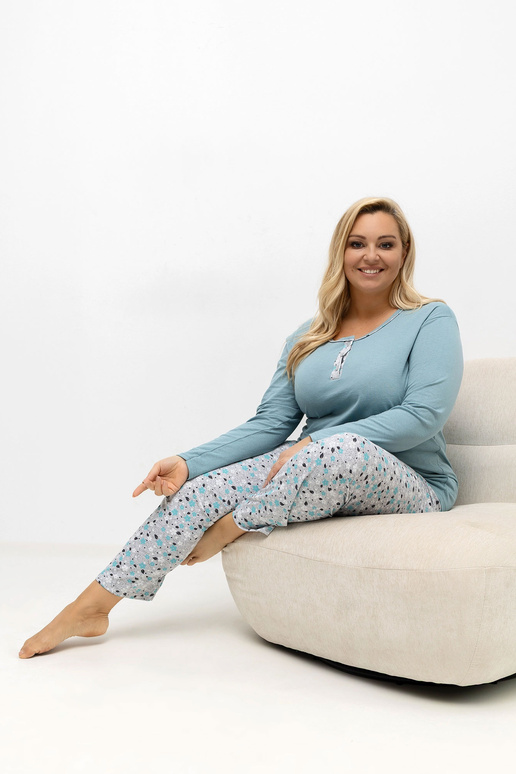 Pižama tamsiai mėtinė