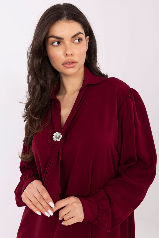 Marškinėliai IT BZ bordo spalvos