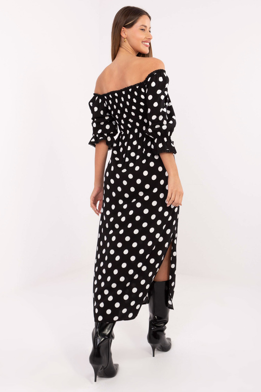 Suknelė juoda-balta