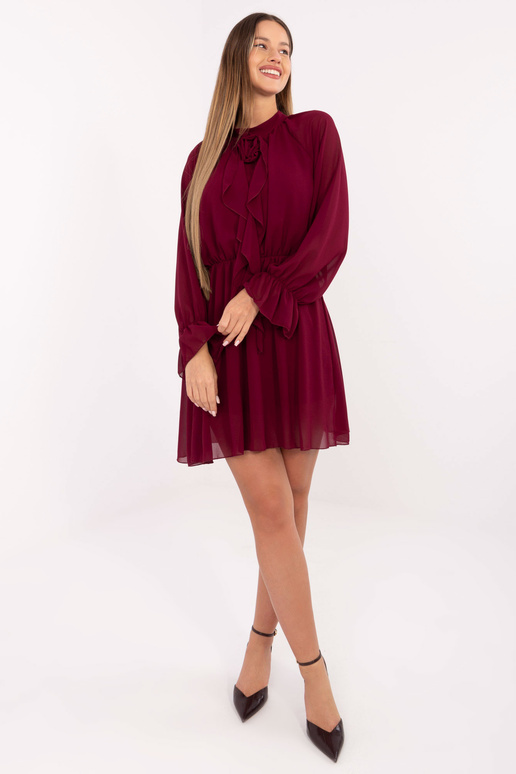 Suknelė bordo spalvos