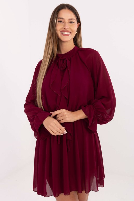 Suknelė bordo spalvos