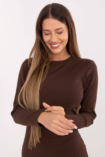 Suknelė tamsiai ruda