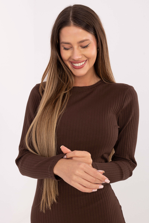 Suknelė tamsiai ruda