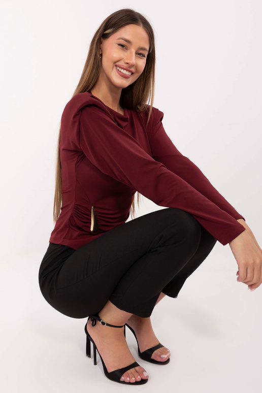 Marškinėliai IT BZ bordo spalvos