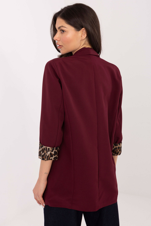 Švarkas bordo spalvos