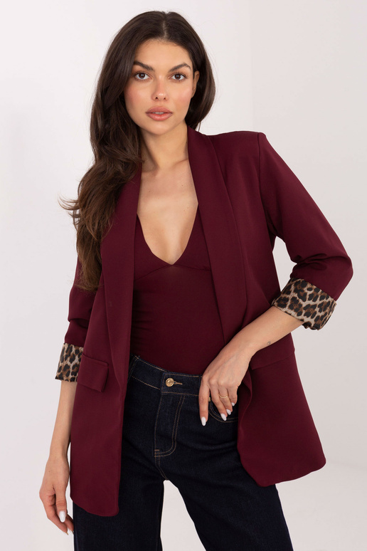 Švarkas bordo spalvos