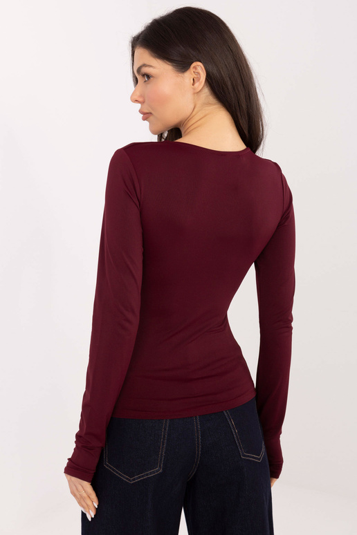 Marškinėliai IT bordo spalvos