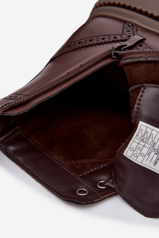 Aulinukai  Lee Cooper LCJ-25-33-3960 rudos spalvos