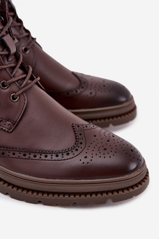 Aulinukai  Lee Cooper LCJ-25-33-3960 rudos spalvos