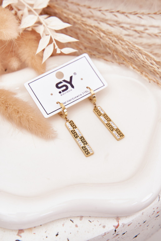 su stilingomis detalėmisi Wiszące su tviskančiomis akutėmis Stal Pozłacana