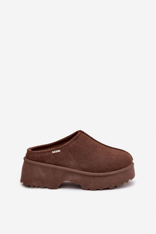 sniego batai  su platforma rudos spalvos Yrenna