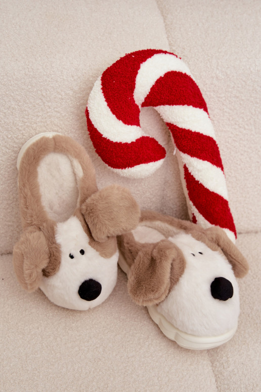  Šlepetės  Šuniukai smėlio spalvos Faylen