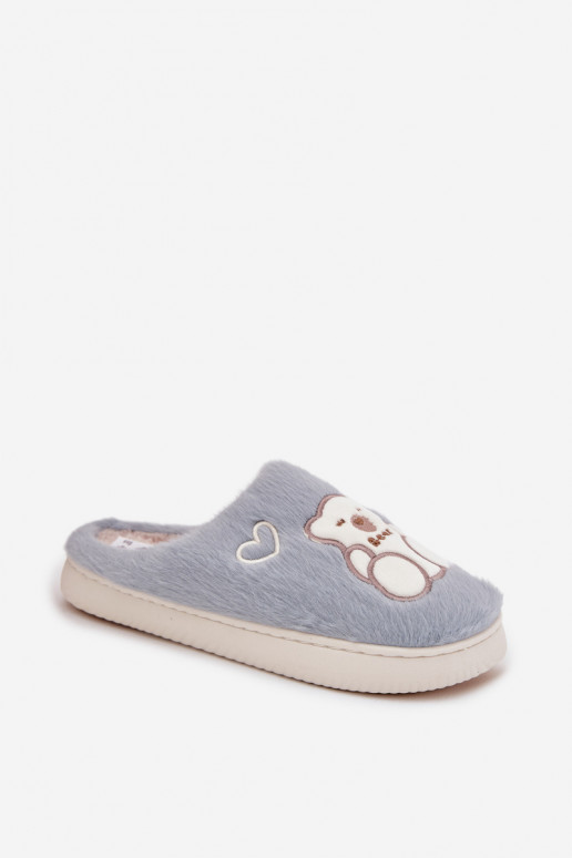  Šlepetės  mėlynos spalvos Noralie