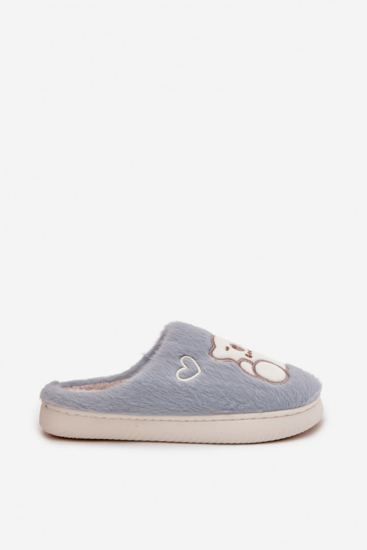  Šlepetės  mėlynos spalvos Noralie