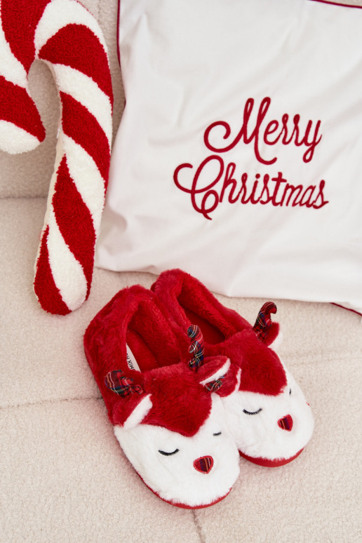 Šlepetės Christmas     raudonos spalvos Orsella