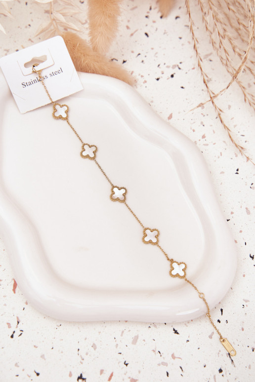 Apyrankė  Stal Nierdzewna aukso-Perłowa